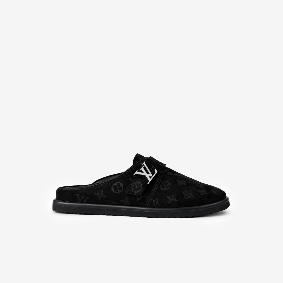 Louis Vuitton Easy Line Mule – Black Monogram Empreinte Suede