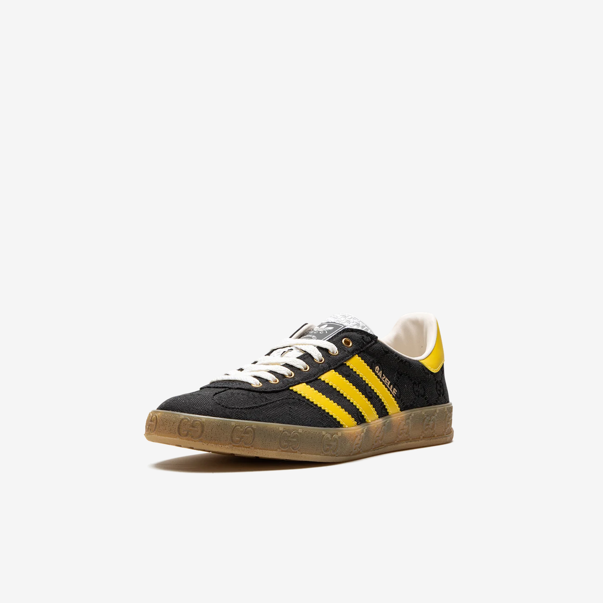Gucci x Adidas Gazelle Retro G-Monogram Black Yellow Limited Edition