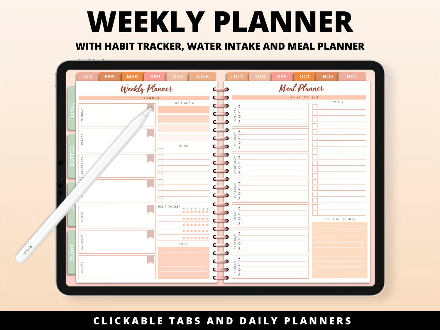 Digital Planner Undated